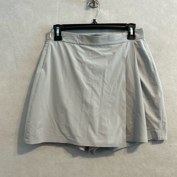 Athleta skort size 4 gray tennis golf shirt side pockets - Picture 3 of 8
